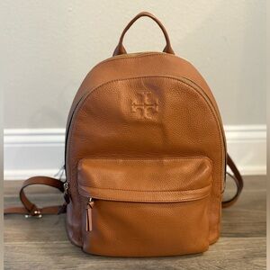 Tory Burch Tan Leather Backpack